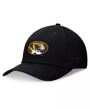 Черная мужская кепка Missouri Tigers Spacer Flex Top Of The World, черный