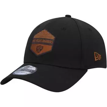 Черная мужская кепка New Era Las Vegas Raiders Gulch 39THIRTY Flex Hat