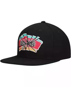 Черная мужская кепка San Antonio Spurs Shattered Snapback Mitchell & Ness, черный