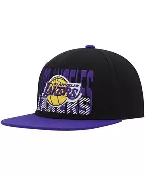 Черная мужская кепка Snapback Los Angeles Lakers SOUL Cross Check Mitchell & Ness