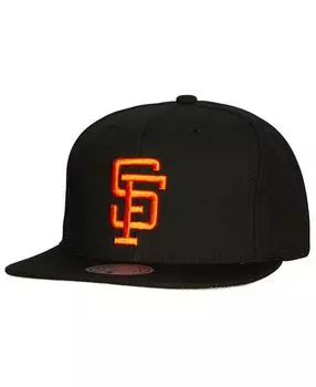 Черная мужская кепка Snapback San Francisco Giants Cooperstown Collection True Classics Mitchell & Ness