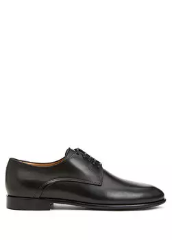 Черная мужская кожаная обувь Ferragamo