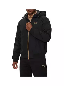 Черная мужская куртка Ea7