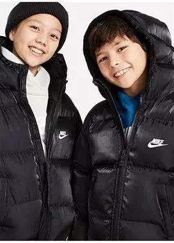 Черная мужская куртка FD2843-010 K NSW TF HGH SYNFL JKT U Nike, черный