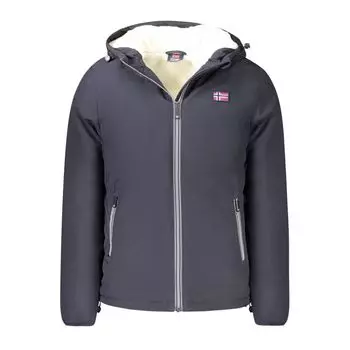Черная мужская куртка из полиэстера Geographical Norway