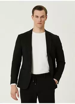 Черная мужская куртка Slim Fit 1090713 Network, черный