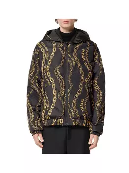 Черная мужская куртка Versace Jeans