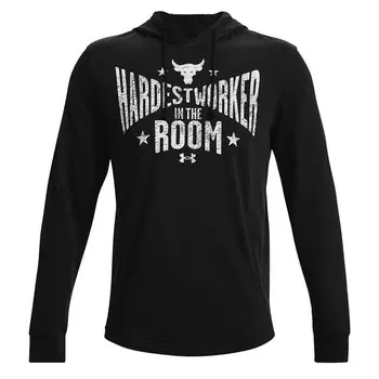 Черная мужская махровая толстовка Under Armour Project Rock Under Armour, черный