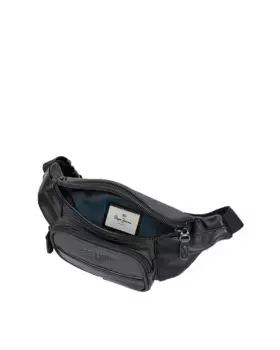 Черная мужская поясная сумка Greys Pepe Jeans, черный