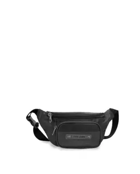 Черная мужская поясная сумка с передним карманом Hatfield Pepe Jeans