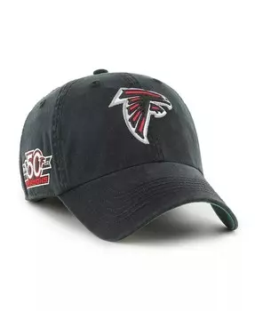 Черная мужская приталенная кепка Atlanta Falcons Sure Shot Franchise '47 Brand, черный