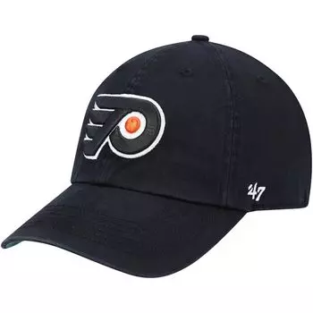 Черная мужская приталенная кепка франчайзинговой команды Philadelphia Flyers '47 '47
