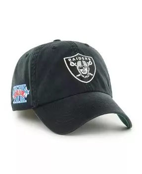 Черная мужская приталенная кепка Las Vegas Raiders Sure Shot Franchise '47 Brand, черный