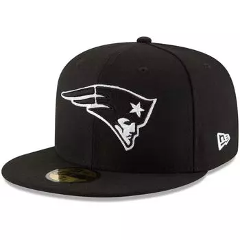 Черная мужская приталенная кепка New Era New England Patriots B-Dub 59FIFTY