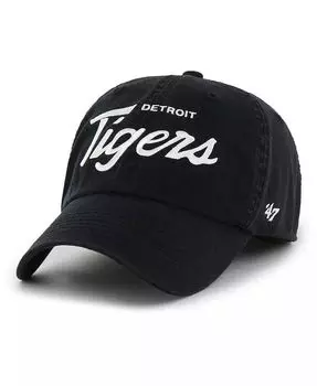 Черная мужская приталенная шляпа Detroit Tigers Crosstown Classic Franchise '47 Brand, черный