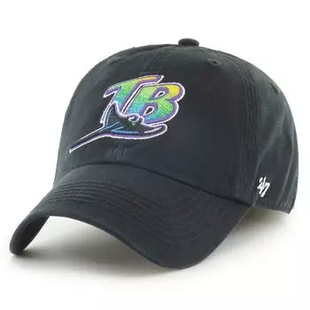 Черная мужская приталенная шляпа Tampa Bay Rays Cooperstown Collection '47, франшиза