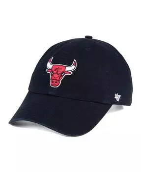 Черная мужская регулируемая кепка Chicago Bulls с эффектом потертости '47 Brand, черный