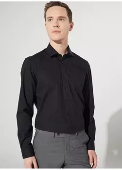 Черная мужская рубашка Altnyldz Classic
