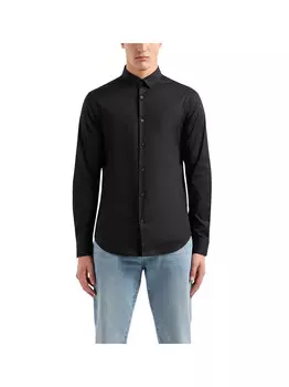 Черная мужская рубашка Armani Exchange