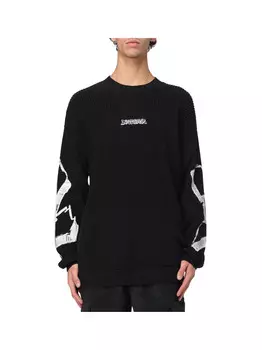 Черная мужская рубашка Disclaimer