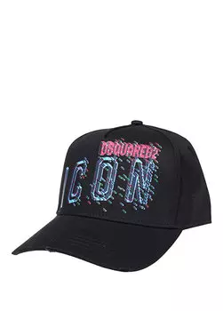Черная мужская шляпа icon Dsquared2