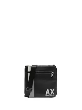 Черная мужская сумка через плечо Armani Exchange