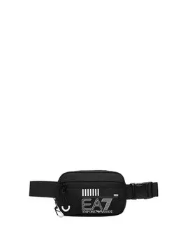 Черная мужская сумка через плечо Ea7