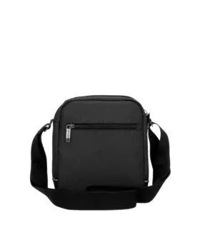 Черная мужская сумка через плечо movom Trimmed с передним карманом, черный