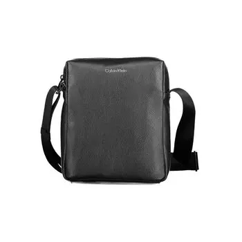 Черная мужская сумка из полиэстера через плечо Calvin Klein
