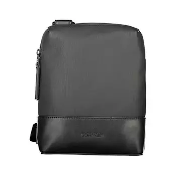 Черная мужская сумка из полиэстера через плечо Calvin Klein