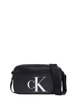 Черная мужская сумка-мессенджер 22X145X5 см MONOGRAM SOFT CAMERA BAG22 Calvin Klein, черный