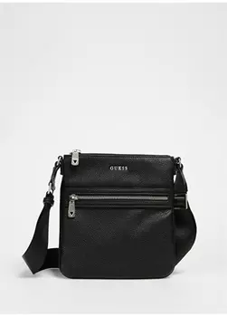 Черная мужская сумка-мессенджер Guess