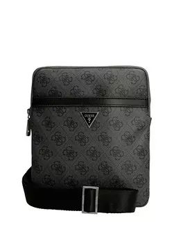 Черная мужская сумка-мессенджер Guess