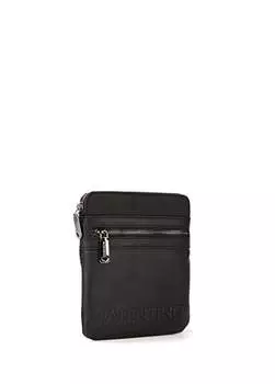 Черная мужская сумка-мессенджер размером 16X21x1 см VBS7C306 Valentino, черный
