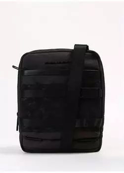 Черная мужская сумка-мессенджер размером 21X27x65 см CA1816FX Piquadro, черный