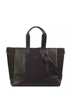 Черная мужская сумка с логотипом Network