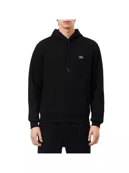 Черная мужская толстовка Lacoste