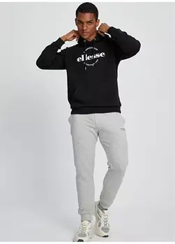 Черная мужская толстовка с капюшоном Ellesse