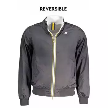 Черная нейлоновая куртка K-Way