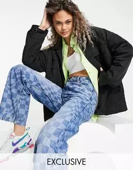 Черная нейлоновая куртка карго COLLUSION