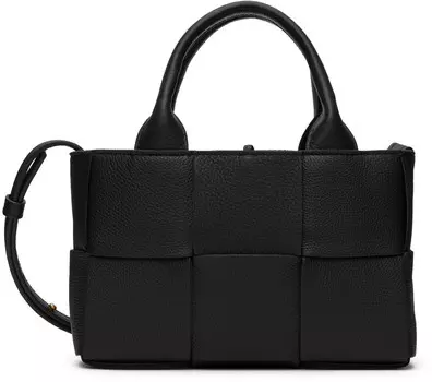 Черная объемная сумка Candy Arco Bottega Veneta