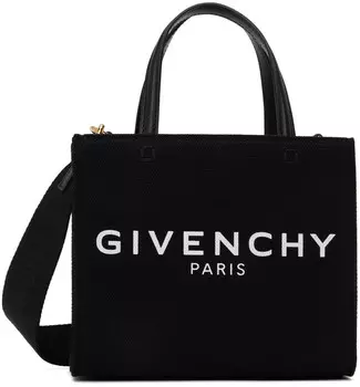 Черная объемная сумка Mini G Givenchy