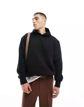 Черная объемная толстовка ASOS