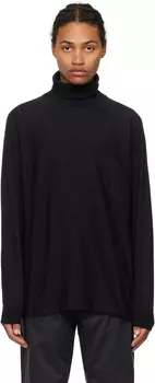 Черная объемная водолазка Nanamica