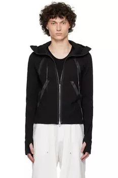 Черная облегающая толстовка с капюшоном на молнии Armature CARNET-ARCHIVE