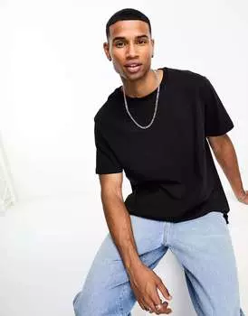 Черная оверсайз-футболка Brave Soul