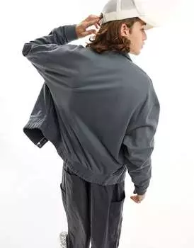 Черная оверсайз-куртка Harrington Smart ASOS