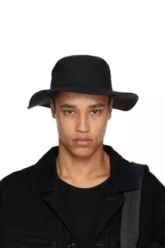 Черная панама для крикета LEMAIRE