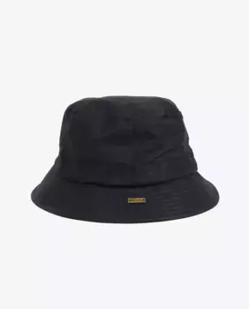 Черная панама из вощеного хлопка Barbour, черный