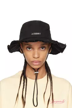 Черная панама Les Classiques 'The Artichaut' JACQUEMUS